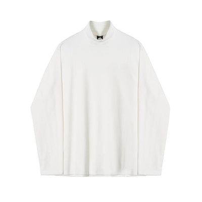 OH Regular Fit Plain Mockneck-korean-fashion-Turtleneck-OH Atelier-OH Garments