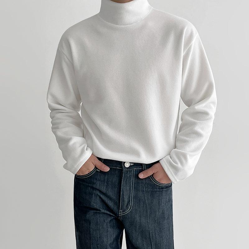 OH Regular Fit Plain Mockneck-korean-fashion-Turtleneck-OH Atelier-OH Garments