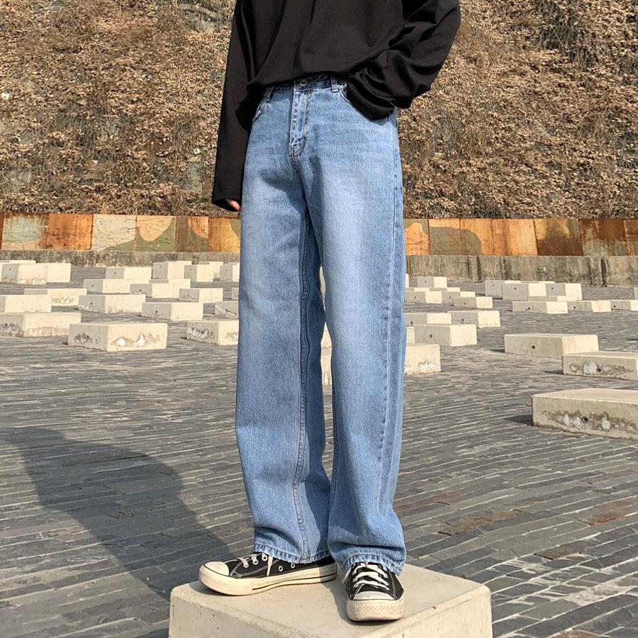 OH Retro Subtle Whiskers Regular Fit Jeans-korean-fashion-Jeans-OH Atelier-OH Garments