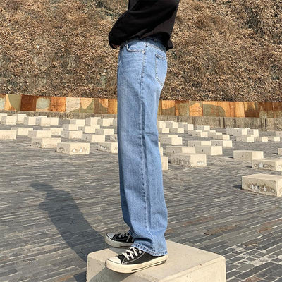 OH Retro Subtle Whiskers Regular Fit Jeans-korean-fashion-Jeans-OH Atelier-OH Garments