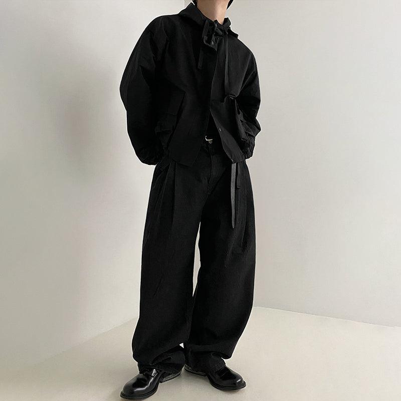 OH Ruched Hem Hooded Jacket-korean-fashion-Jacket-OH Atelier-OH Garments