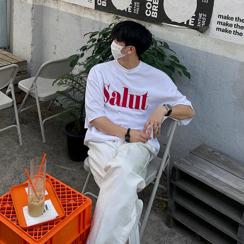 OH Salut Relaxed Fit T-Shirt-korean-fashion-T-Shirt-OH Atelier-OH Garments