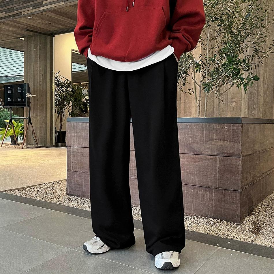 OH Side Pocket Pleated Sweatpants-korean-fashion-Pants-OH Atelier-OH Garments