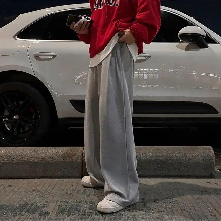 OH Side Pocket Pleated Sweatpants-korean-fashion-Pants-OH Atelier-OH Garments