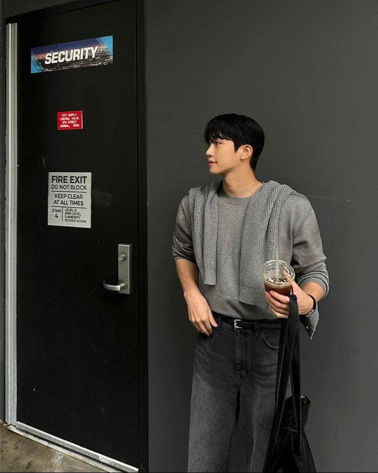 OH Solid Color Cozy Fit Sweater-korean-fashion-Sweater-OH Atelier-OH Garments