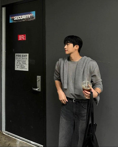 OH Solid Color Cozy Fit Sweater-korean-fashion-Sweater-OH Atelier-OH Garments