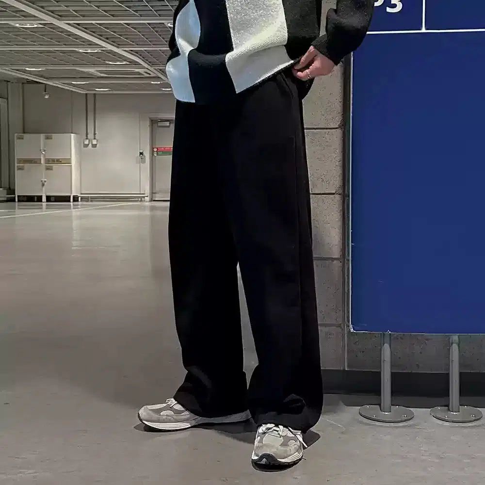 OH Straight Sports Sweatpants-korean-fashion-Pants-OH Atelier-OH Garments