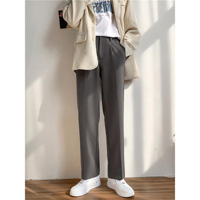 OH Straight Suit Trousers-korean-fashion-Pants-OH Atelier-OH Garments