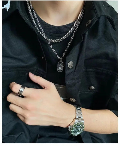 OH Tag Pendant Necklace-korean-fashion-Necklace-OH Atelier-OH Garments