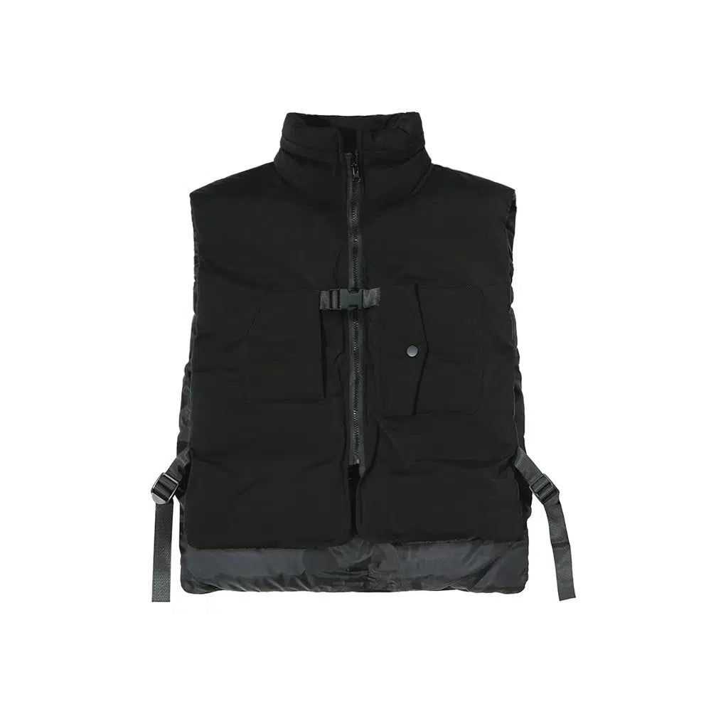 OH Utlity Clip Puffer Vest-korean-fashion-Vest-OH Atelier-OH Garments