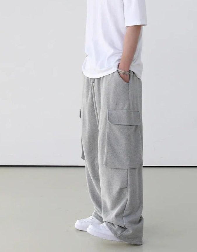 OH Wide Pocket Athleisure Sweatpants-korean-fashion-Pants-OH Atelier-OH Garments