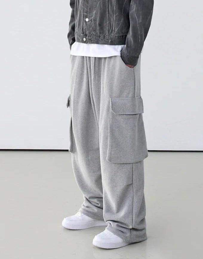 OH Wide Pocket Athleisure Sweatpants-korean-fashion-Pants-OH Atelier-OH Garments