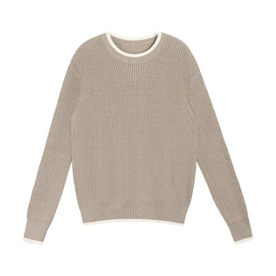 Sue Casual Line Knitted Sweater-korean-fashion-Sweater-Sue's Closet-OH Garments