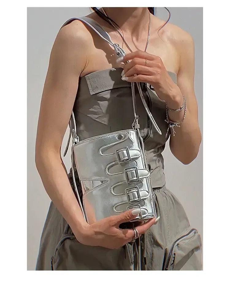 Taro Heavy Buckled Bucket Bag-korean-fashion-Bag-Taro's Closet-OH Garments
