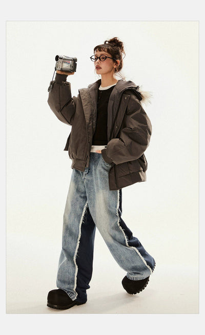 Tom Detachable Fur Trimmed Hood Puffer Jacket-korean-fashion-Jacket-Tom's Closet-OH Garments