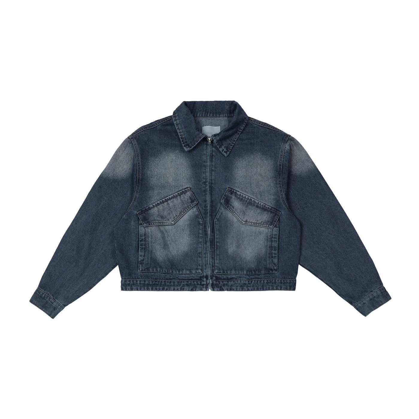 Tom Faded Oversized Pocket Denim Jacket-korean-fashion-Jacket-Tom's Closet-OH Garments