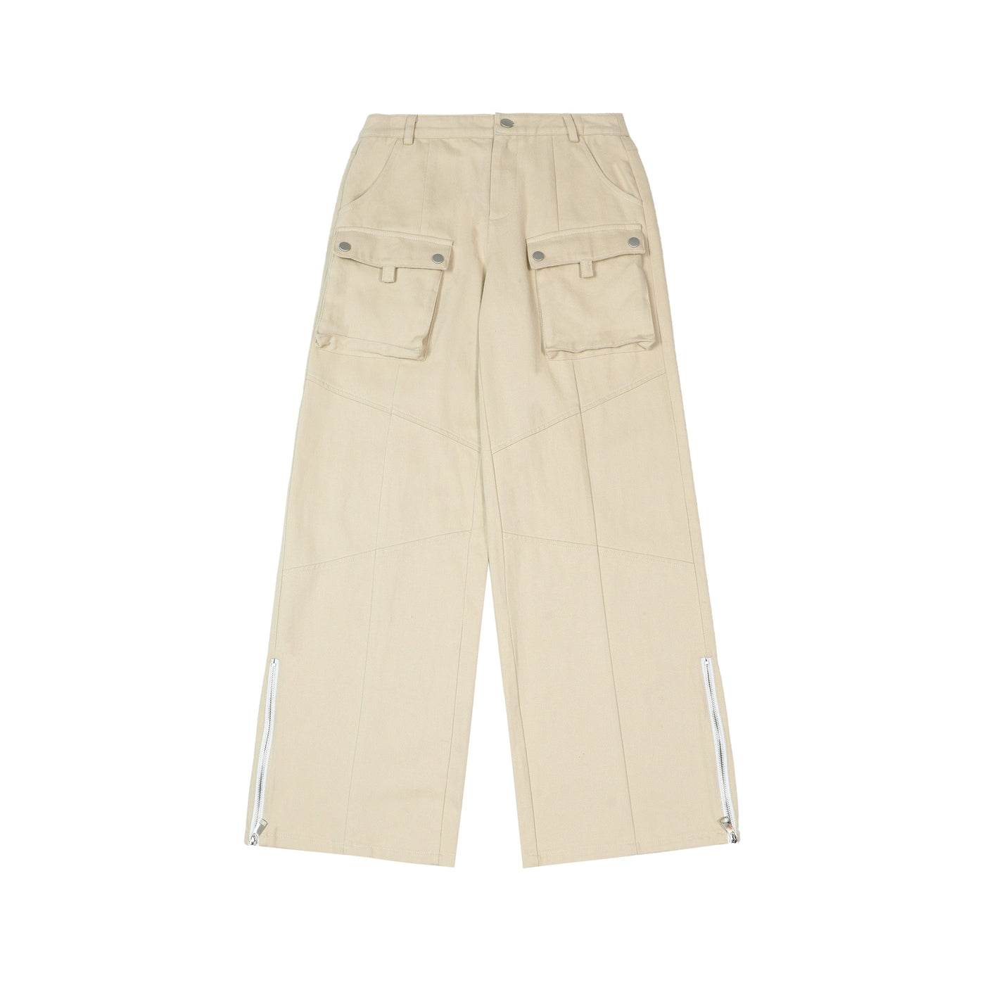 Tom Flap Pocket Side Zip Cargo Pants-korean-fashion-Pants-Tom's Closet-OH Garments