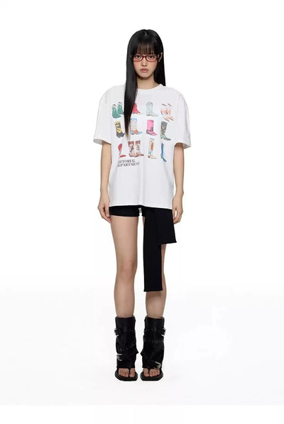 Tom Graphic Print T-Shirt-korean-fashion-T-Shirt-Tom's Closet-OH Garments