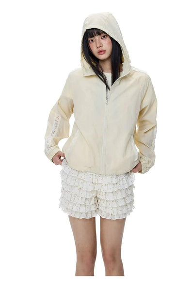 Tom Lace Stitched Hooded Jacket-korean-fashion-Jacket-Tom's Closet-OH Garments