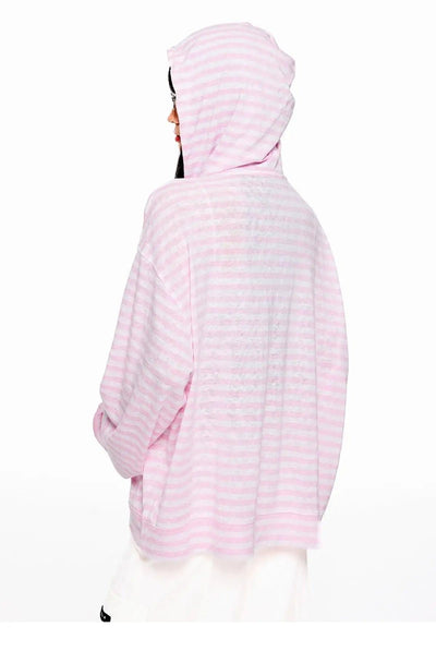 Tom Loose Striped Hoodie-korean-fashion-Hoodie-Tom's Closet-OH Garments