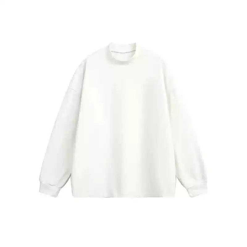 Tom Round Neck Long Sleeve T-Shirt-korean-fashion-T-Shirt-Tom's Closet-OH Garments