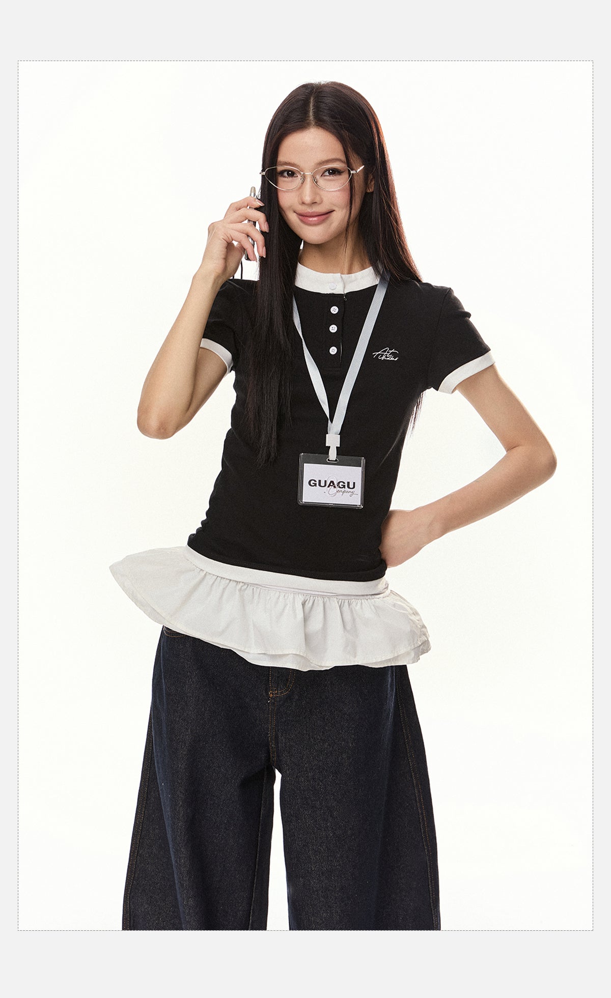 Tom Slim Fit Henley Button T-Shirt-korean-fashion-T-Shirt-Tom's Closet-OH Garments