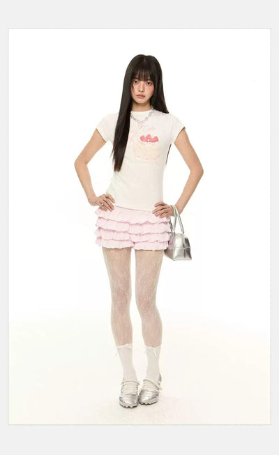 Tom Stripes Ruffled Skirt-korean-fashion-Skirt-Tom's Closet-OH Garments