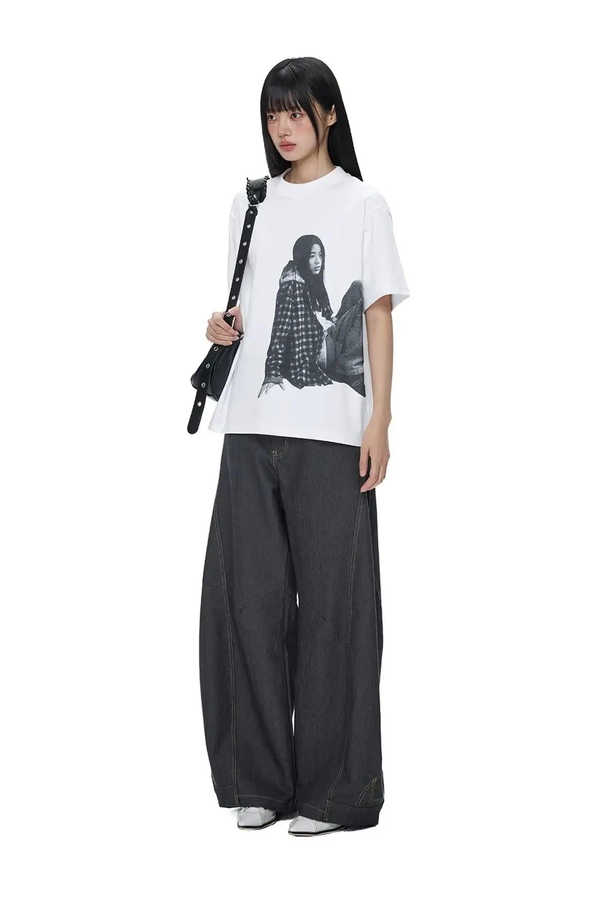 Tom Structured Loose Jeans-korean-fashion-Jeans-Tom's Closet-OH Garments