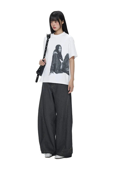 Tom Structured Loose Jeans-korean-fashion-Jeans-Tom's Closet-OH Garments