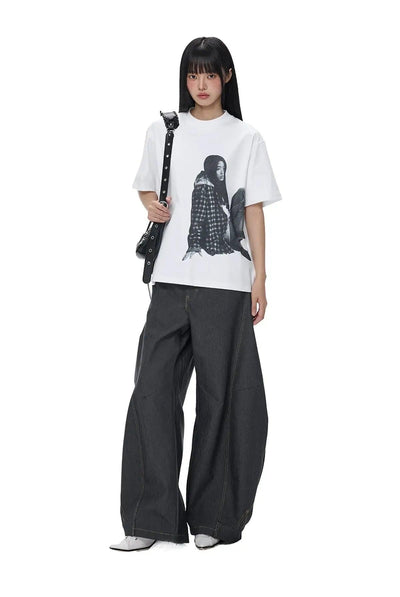 Tom Structured Loose Jeans-korean-fashion-Jeans-Tom's Closet-OH Garments