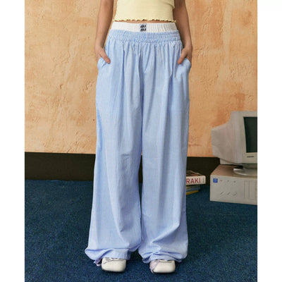 Tom Vertical Stripes Wide Pants-korean-fashion-Pants-Tom's Closet-OH Garments