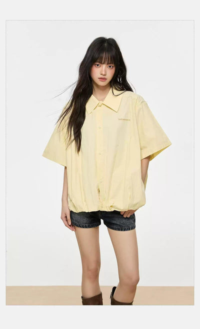 Tom Wide Shoulder Collared Shirt-korean-fashion-Shirt-Tom's Closet-OH Garments