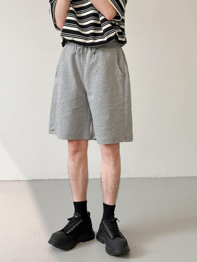 Zhou Athleisure Drawstring Cotton Shorts-korean-fashion-Shorts-Zhou's Closet-OH Garments