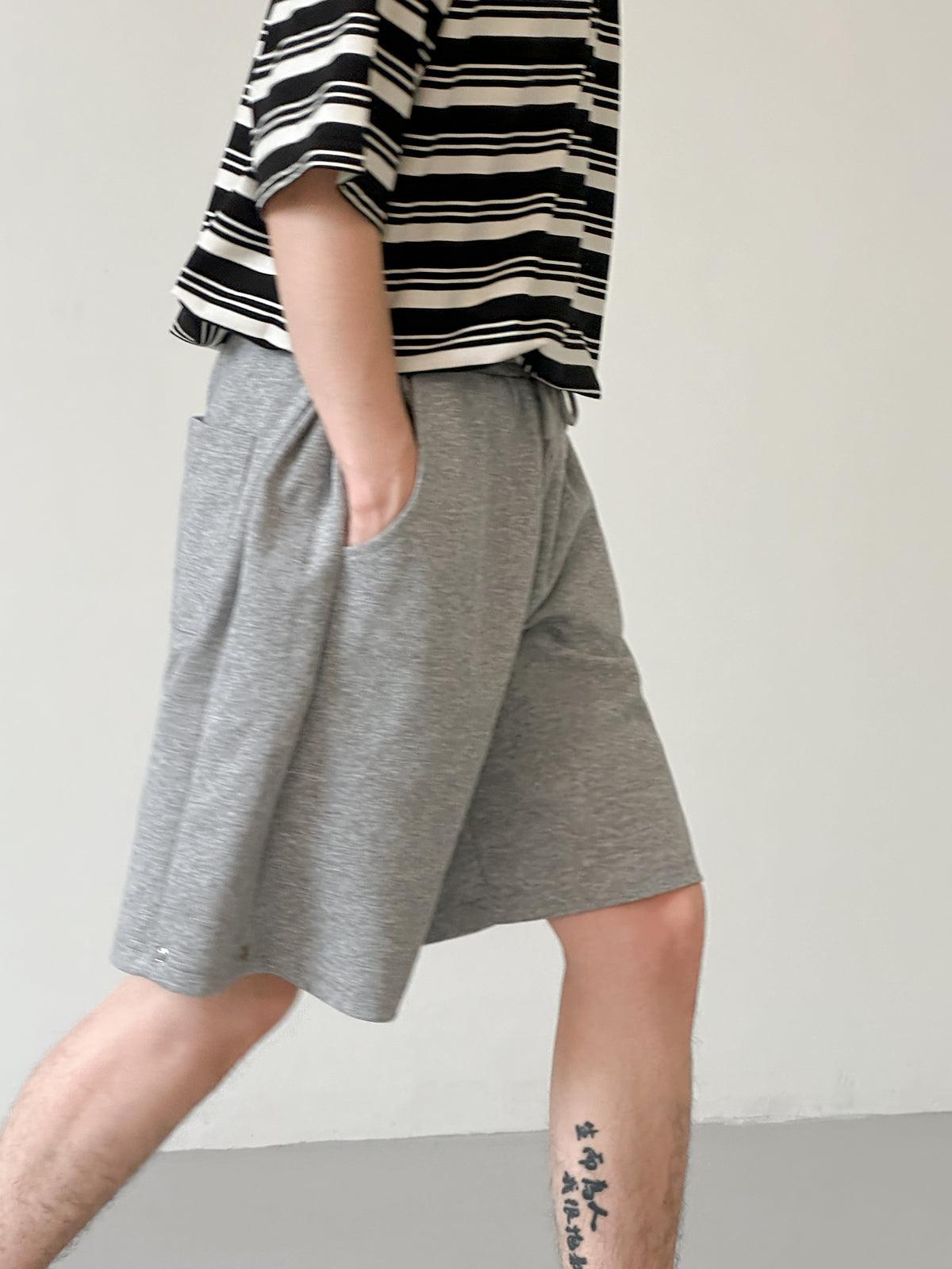 Zhou Athleisure Drawstring Cotton Shorts-korean-fashion-Shorts-Zhou's Closet-OH Garments