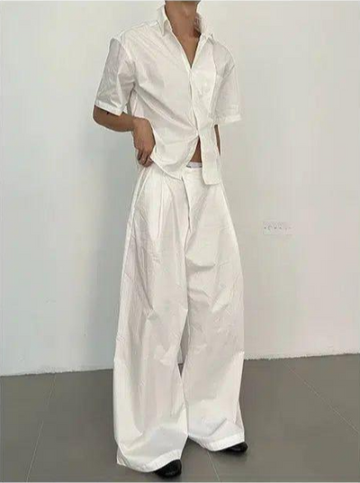 Zhou Basic Asymmetric Closure Pants-korean-fashion-Pants-Zhou's Closet-OH Garments