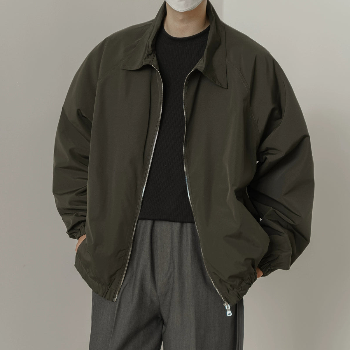 Zhou Basic Casual Loose Jacket-korean-fashion-Jacket-Zhou's Closet-OH Garments