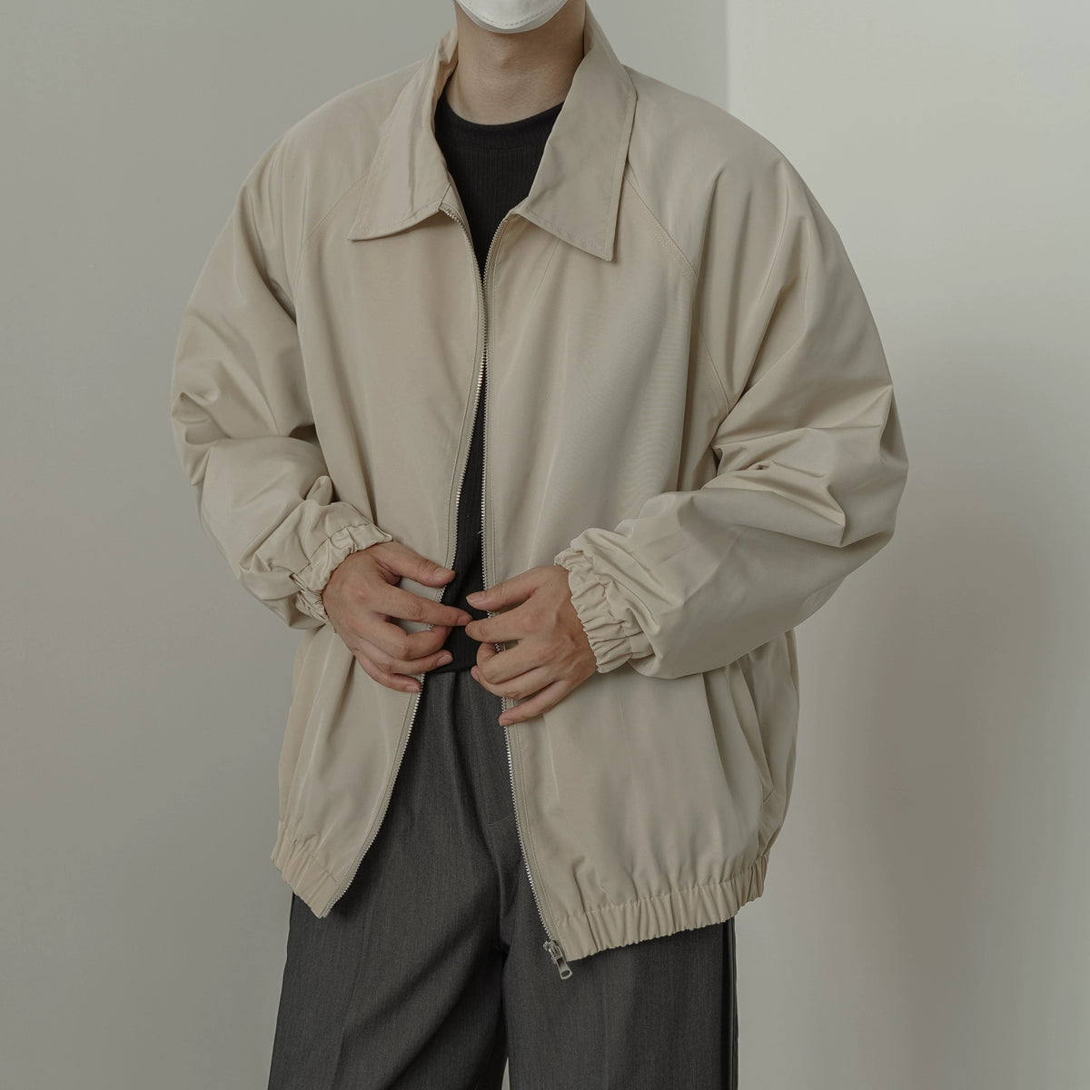 Zhou Basic Casual Loose Jacket-korean-fashion-Jacket-Zhou's Closet-OH Garments