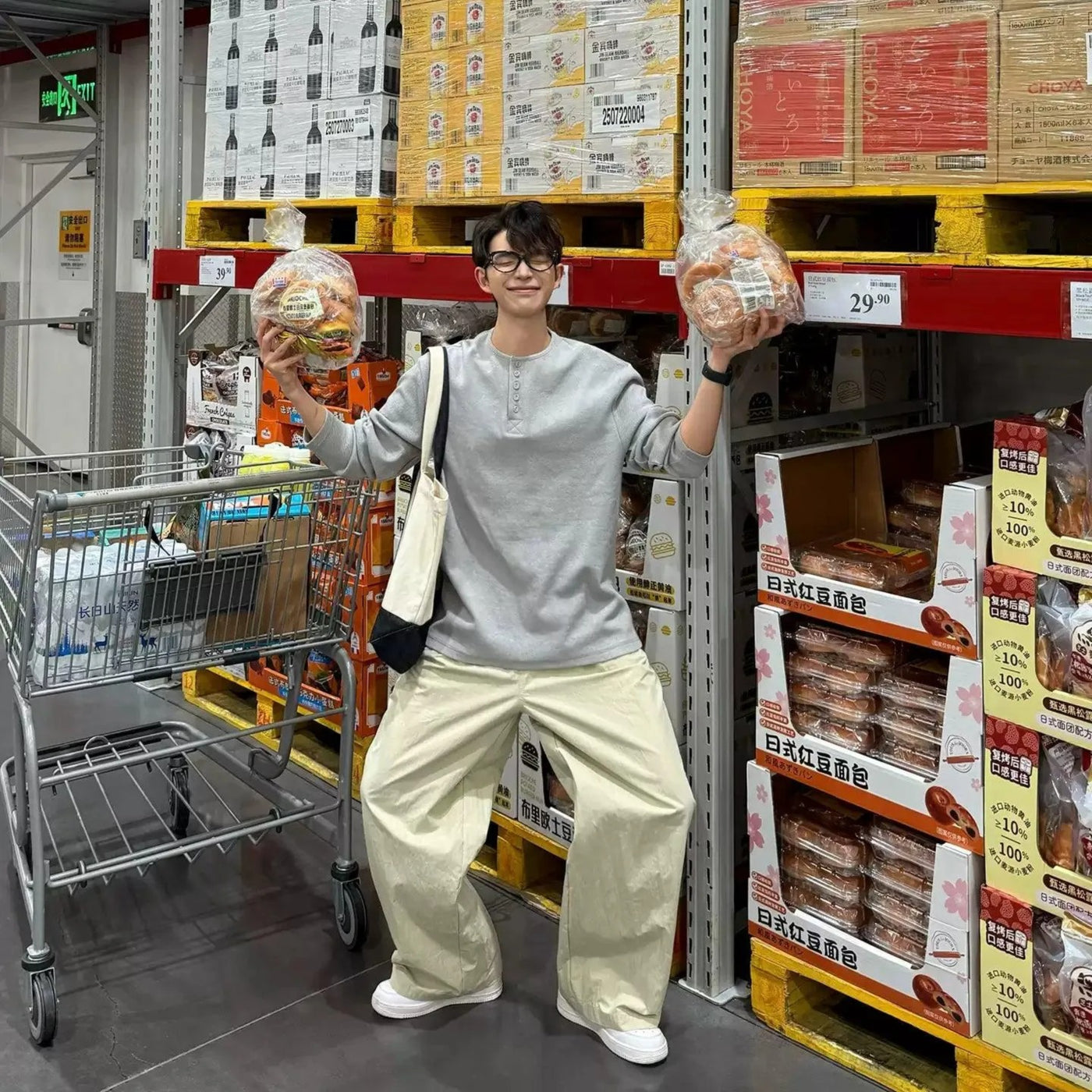 Zhou Basic Henley Collar L/S T-Shirt-korean-fashion-T-Shirt-Zhou's Closet-OH Garments