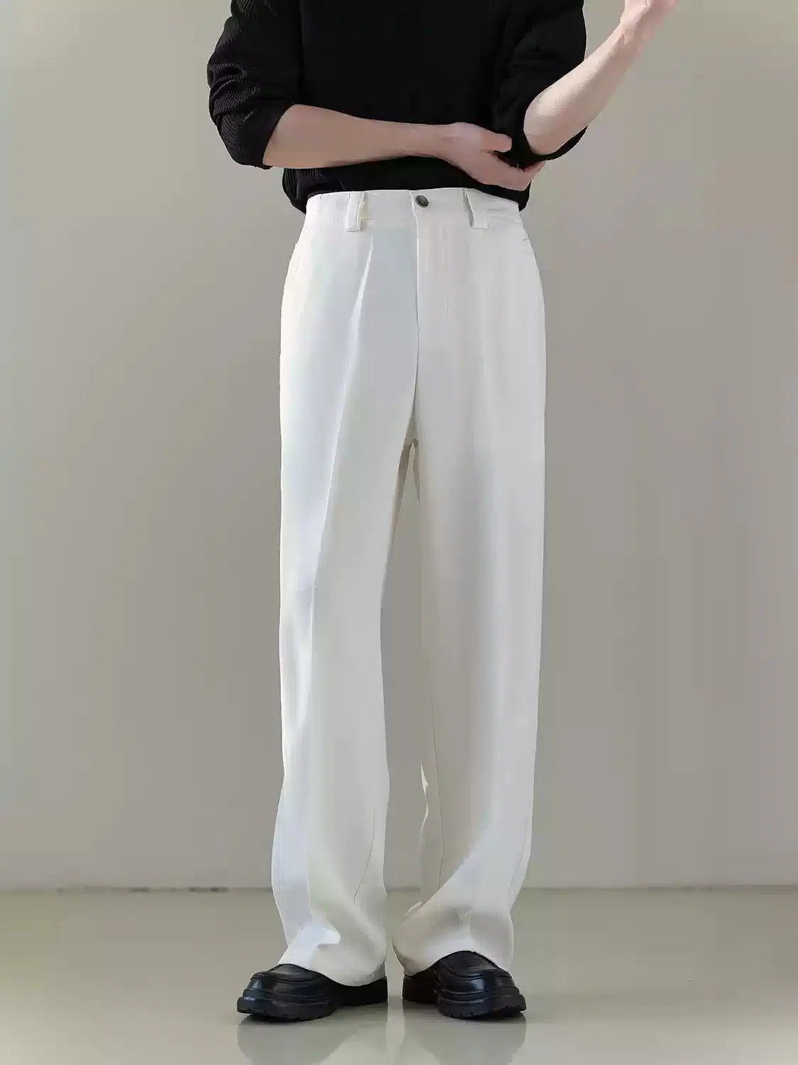 Zhou Business Casual Trousers-korean-fashion-Trousers-Zhou's Closet-OH Garments