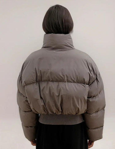 Zhou Buttoned Casual Puffer Jacket-korean-fashion-Jacket-Zhou's Closet-OH Garments