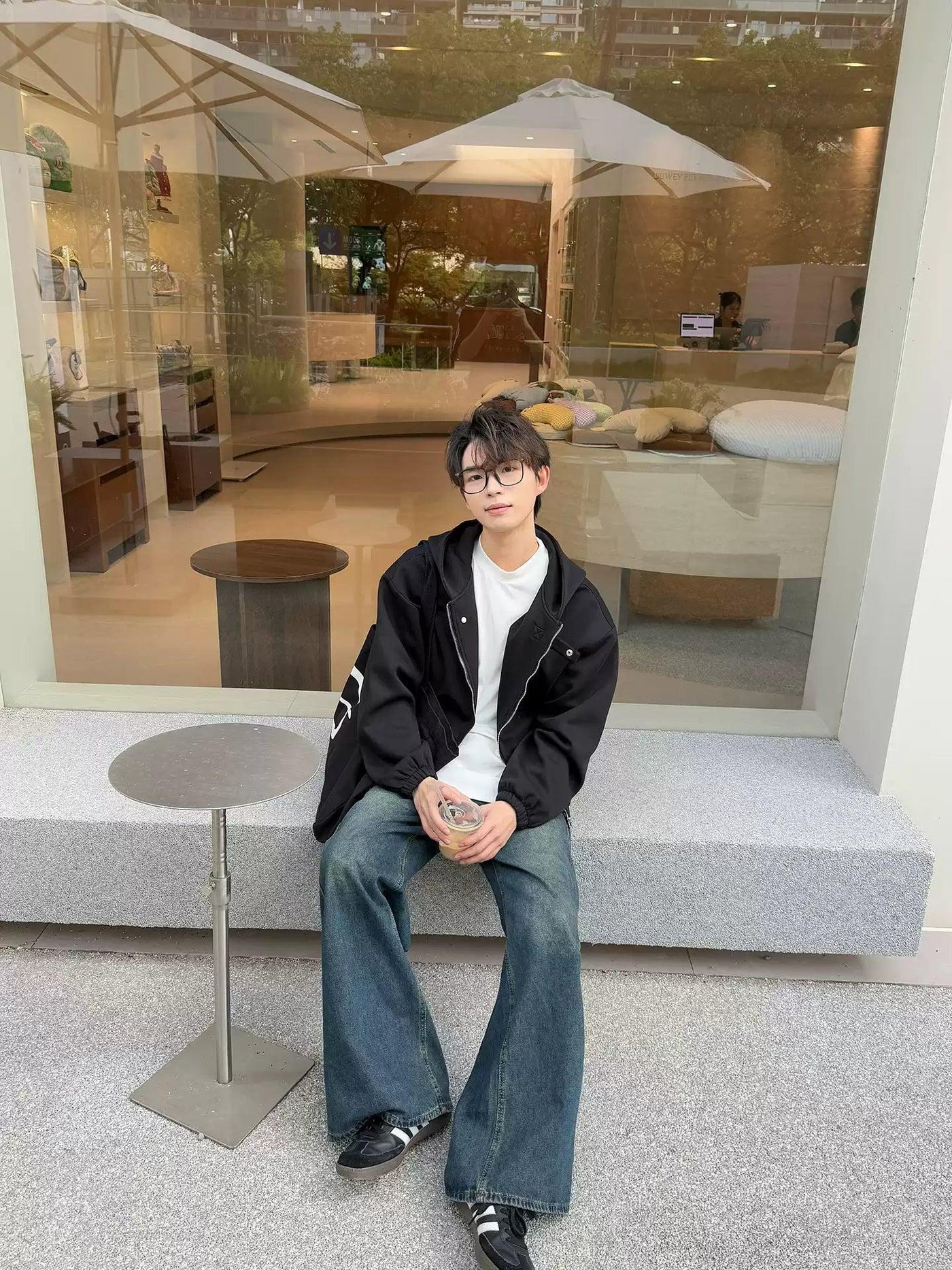 Zhou Casual Fit Zip-Up Hoodie-korean-fashion-Hoodie-Zhou's Closet-OH Garments