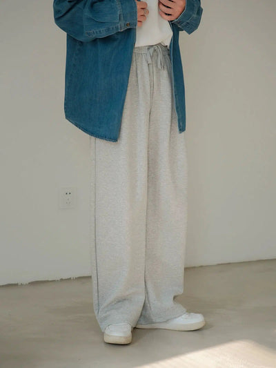 Zhou Casual Stretchy Drawtring Sweatpants-korean-fashion-Pants-Zhou's Closet-OH Garments