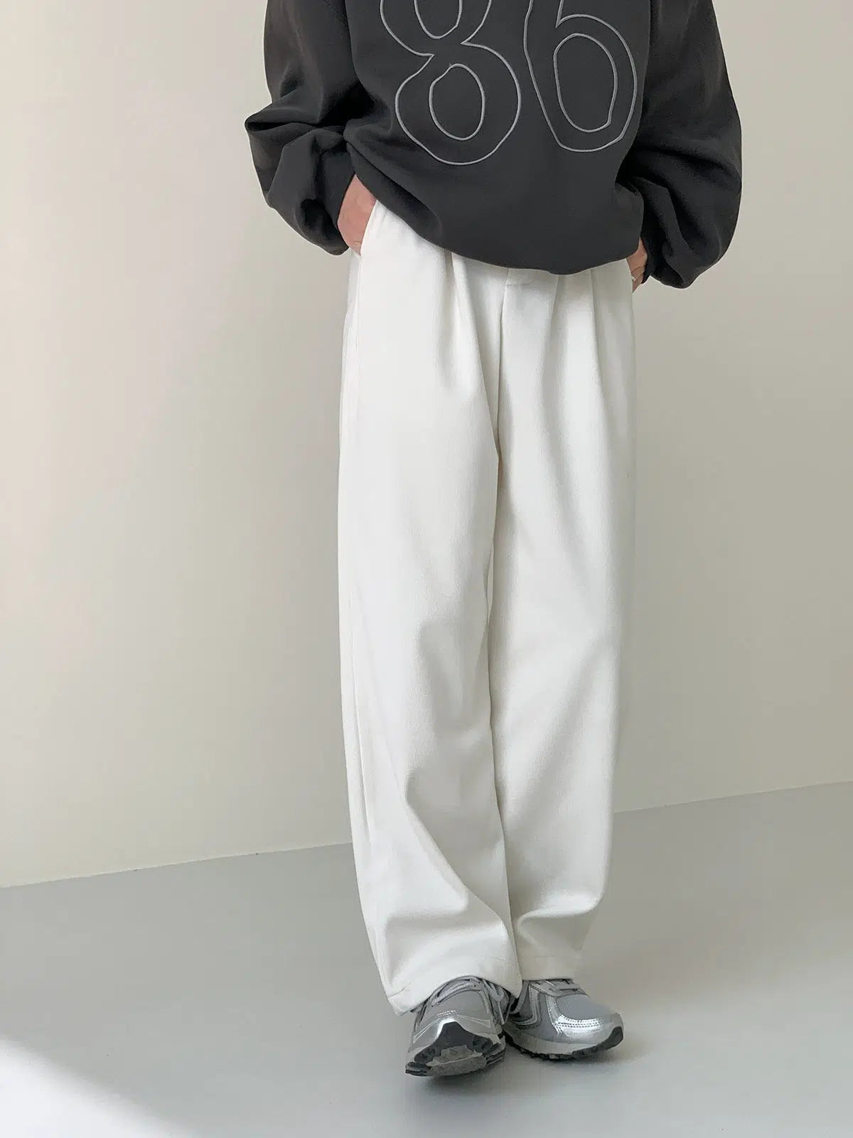 Zhou Casual Thickened Loose Straight Pants-korean-fashion-Pants-Zhou's Closet-OH Garments