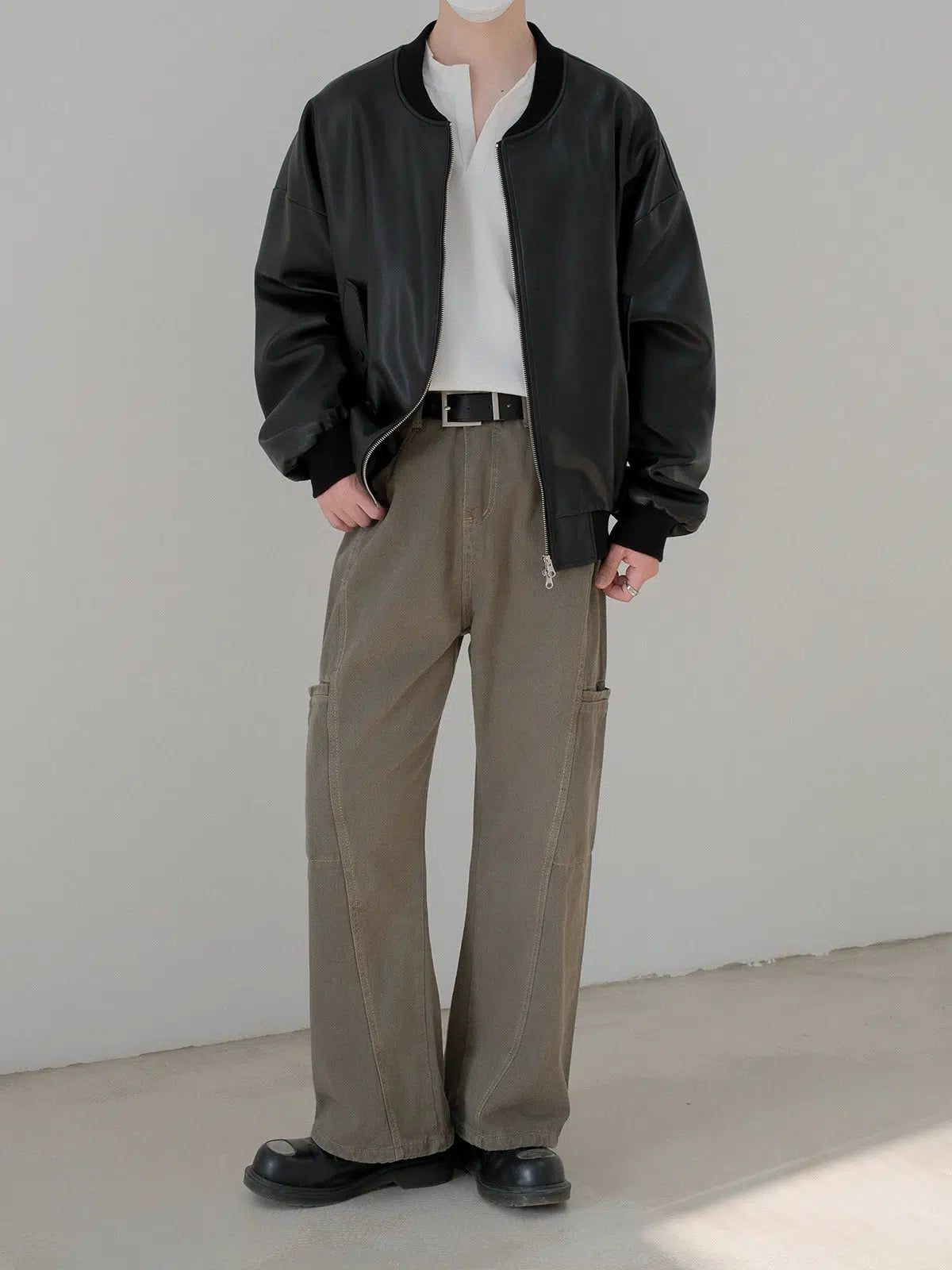 Zhou Classic Side Pocket Cargo Pants-korean-fashion-Pants-Zhou's Closet-OH Garments