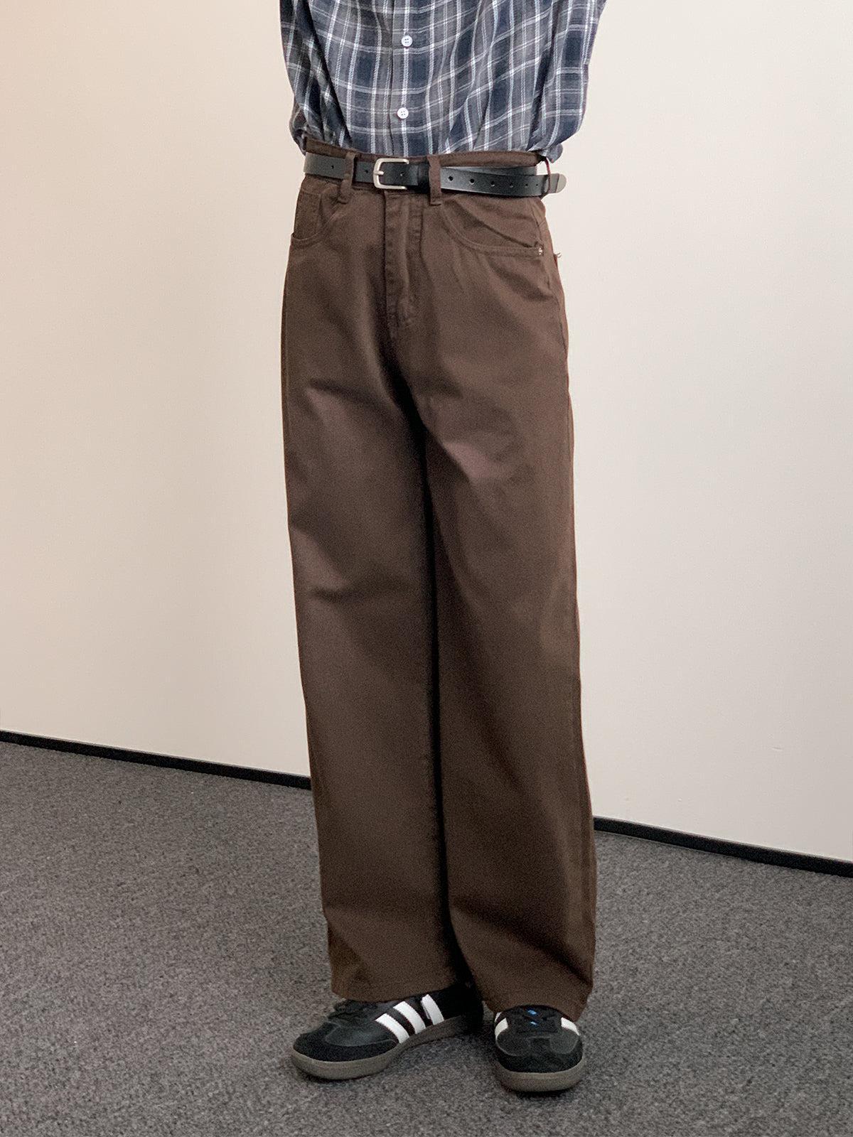 Zhou Classic Tone Straight Pants-korean-fashion-Pants-Zhou's Closet-OH Garments