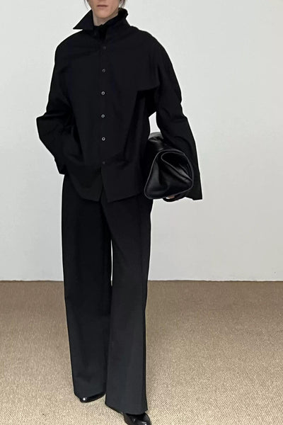 Zhou Clean Fit Smart Office Shirt-korean-fashion-Shirt-Zhou's Closet-OH Garments