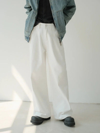 Zhou Clean Fit Wide Leg Jeans-korean-fashion-Jeans-Zhou's Closet-OH Garments