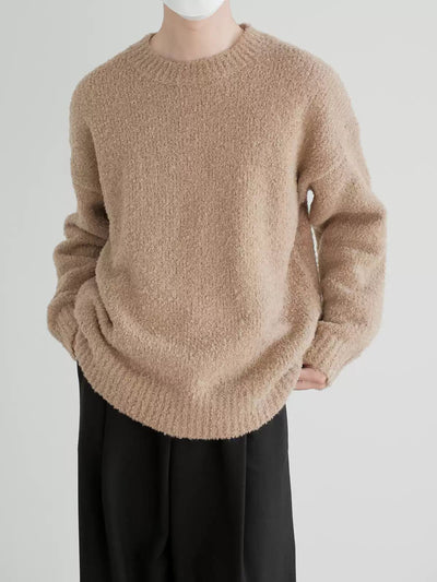 Zhou Comfy Ribbed Hem Sweater-korean-fashion-Sweater-Zhou's Closet-OH Garments