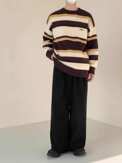 Zhou Drapey Fit Corduroy Pants-korean-fashion-Pants-Zhou's Closet-OH Garments