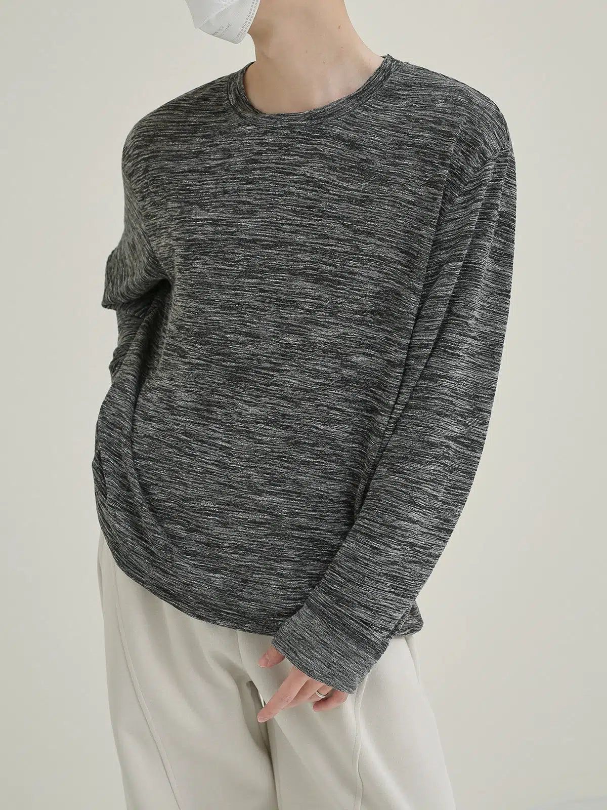 Zhou Drappy Long Sleeve T-Shirt-korean-fashion-T-Shirt-Zhou's Closet-OH Garments